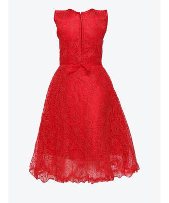 Red Net Gown 3