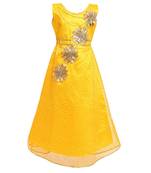 Yellow Net Gown