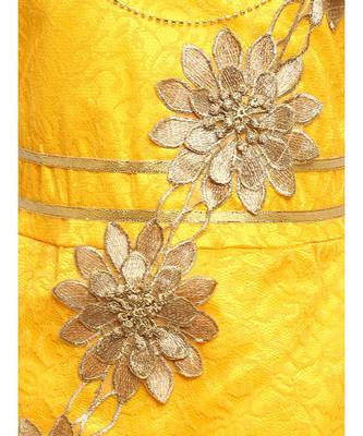 Yellow Net Gown 3