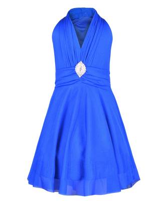 Blue Net Frock 1