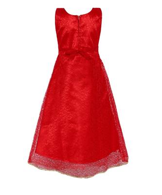 Red Net Gown 2
