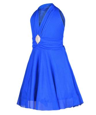 Blue Net Frock 2