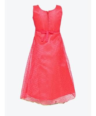 Pink Net Gown 3