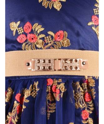 Blue Net Gown 4