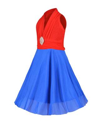 Red Net Frock 2