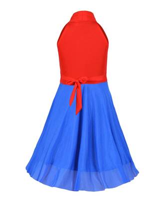 Red Net Frock 3