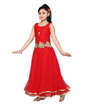 Red Net Gown 2