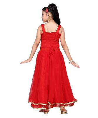 Red Net Gown 3