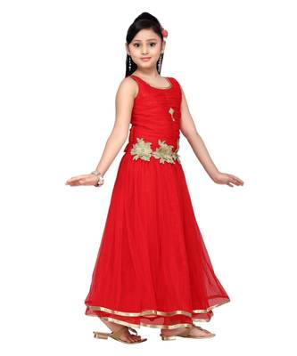 Red Net Gown 4