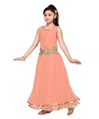 Pink Net Gown 2