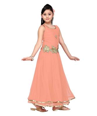 Pink Net Gown 4