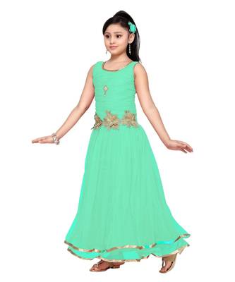 Green Net Gown 2