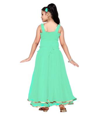 Green Net Gown 3