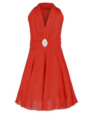 Red Net Frock 1