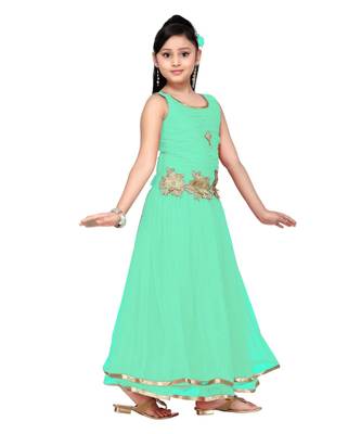 Green Net Gown 4