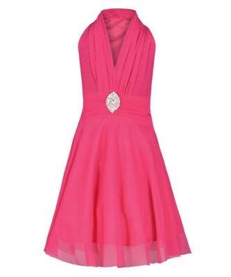 Pink Net Frock 1