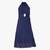 Dark Blue Embroidered Net Kids Girl Gowns