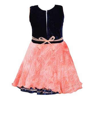 Blue  Nylon Frock 2