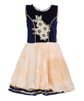Blue  Nylon Frock 1