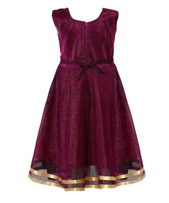 Purple Nylon Frock 2
