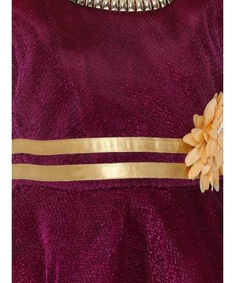 Purple Nylon Frock 3