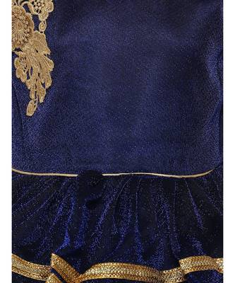 Blue Nylon Frock 3