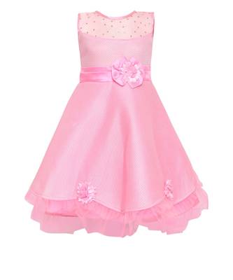 Pink Nylon Frock 1