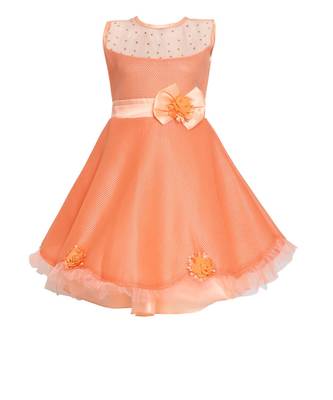 Orange Nylon Frock 1