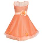 Orange Nylon Frock