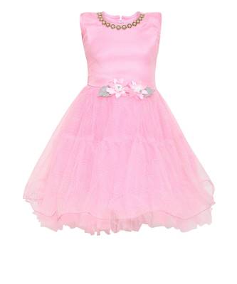 Pink Nylon Frock 1