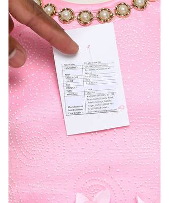 Pink Nylon Frock 4