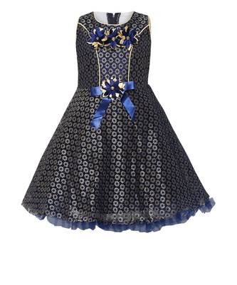 Blue Nylon Frock 1