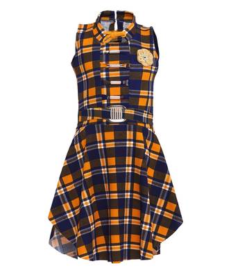 Multi Colored  Nylon Frock 1