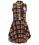 Multi Colored  Nylon Frock