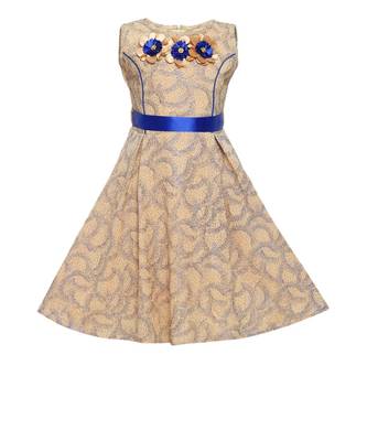 Beige Nylon Frock 1