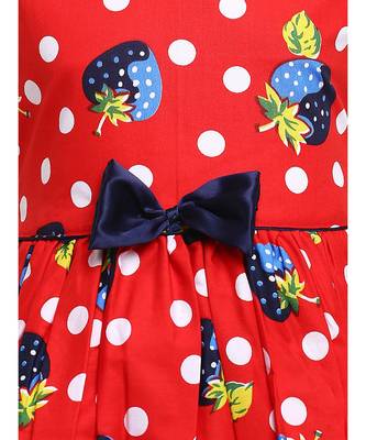 Red Cotton Frock 3