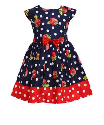Blue Cotton Frock 1
