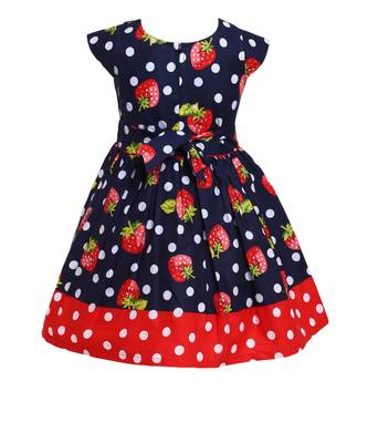 Blue Cotton Frock 2