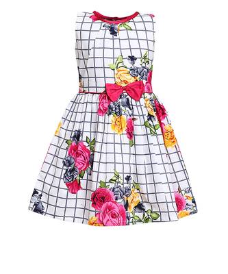 White Cotton Frock 1