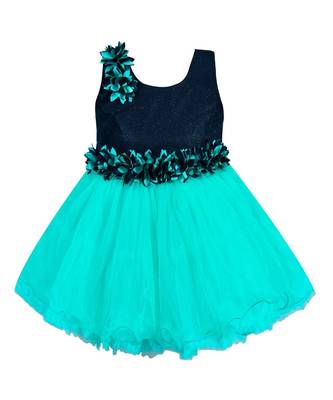 Blue Nylon Frock 1