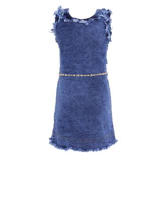 Blue Cotton Frock 2