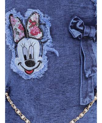 Blue Cotton Frock 3