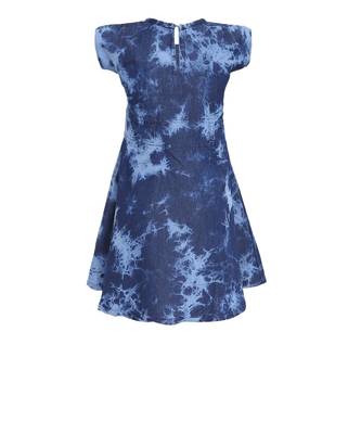 Blue Cotton Frock 2
