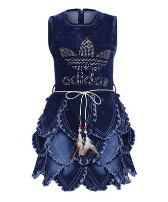 Blue Cotton Frock 1