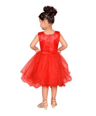 Red Net Frock 2