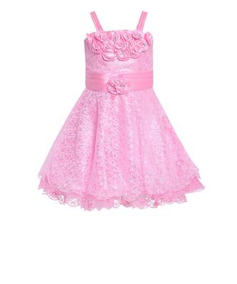 Pink Net Frock 1
