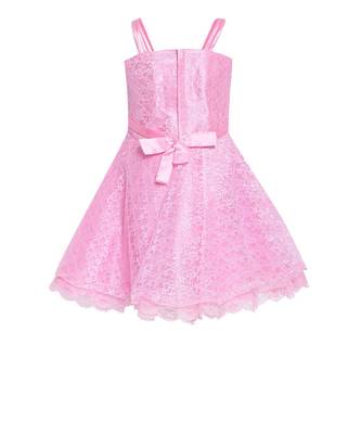Pink Net Frock 2