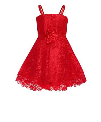 Red Net Frock 2