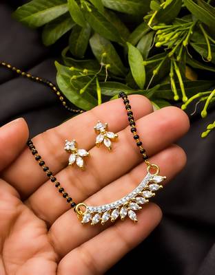 Multicolor Diamond Mangalsutra 1