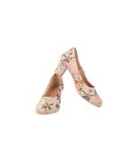 Floral printed blockheels